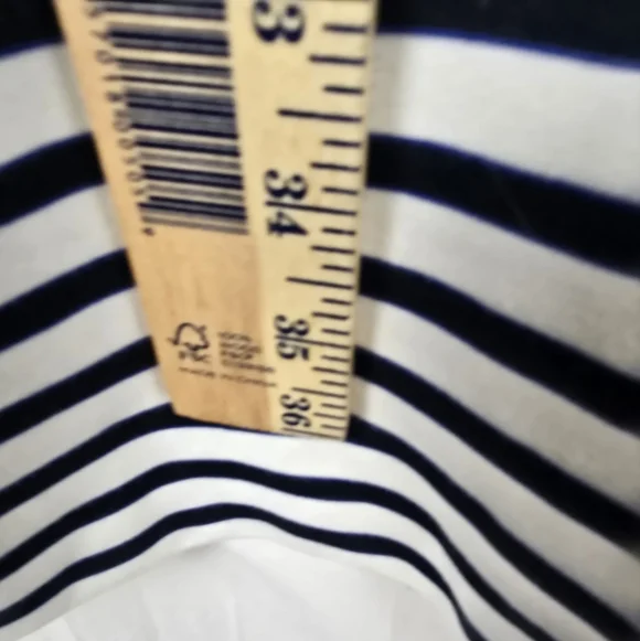 Kate Spade Navy and White Striped Sleeveless Dress Sz 10 - Picture 9 of 11